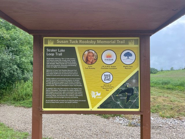 Susan Tuck Rooksby Memorial Trail Dedication At Wilds’ Straker Lake