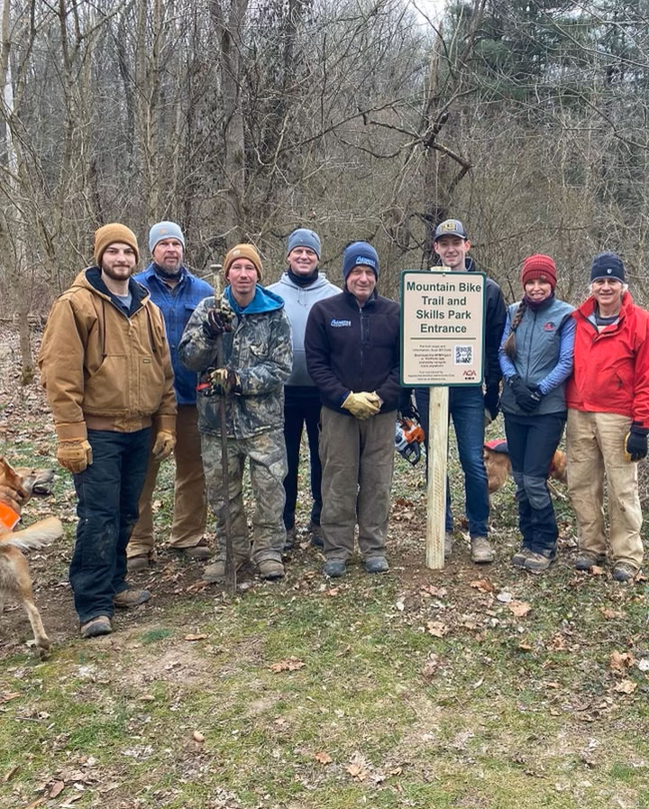 AOA Bike Trail Support - The Foundation is supporting maintenance, enhancements, and improved signage for AOA trails in Muskingum County.